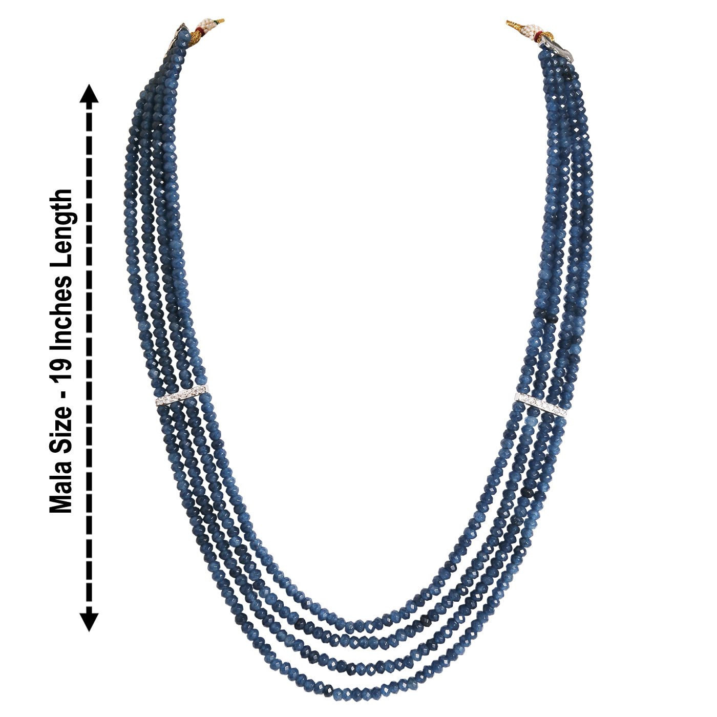 M0008 - Blue Beaded Necklace