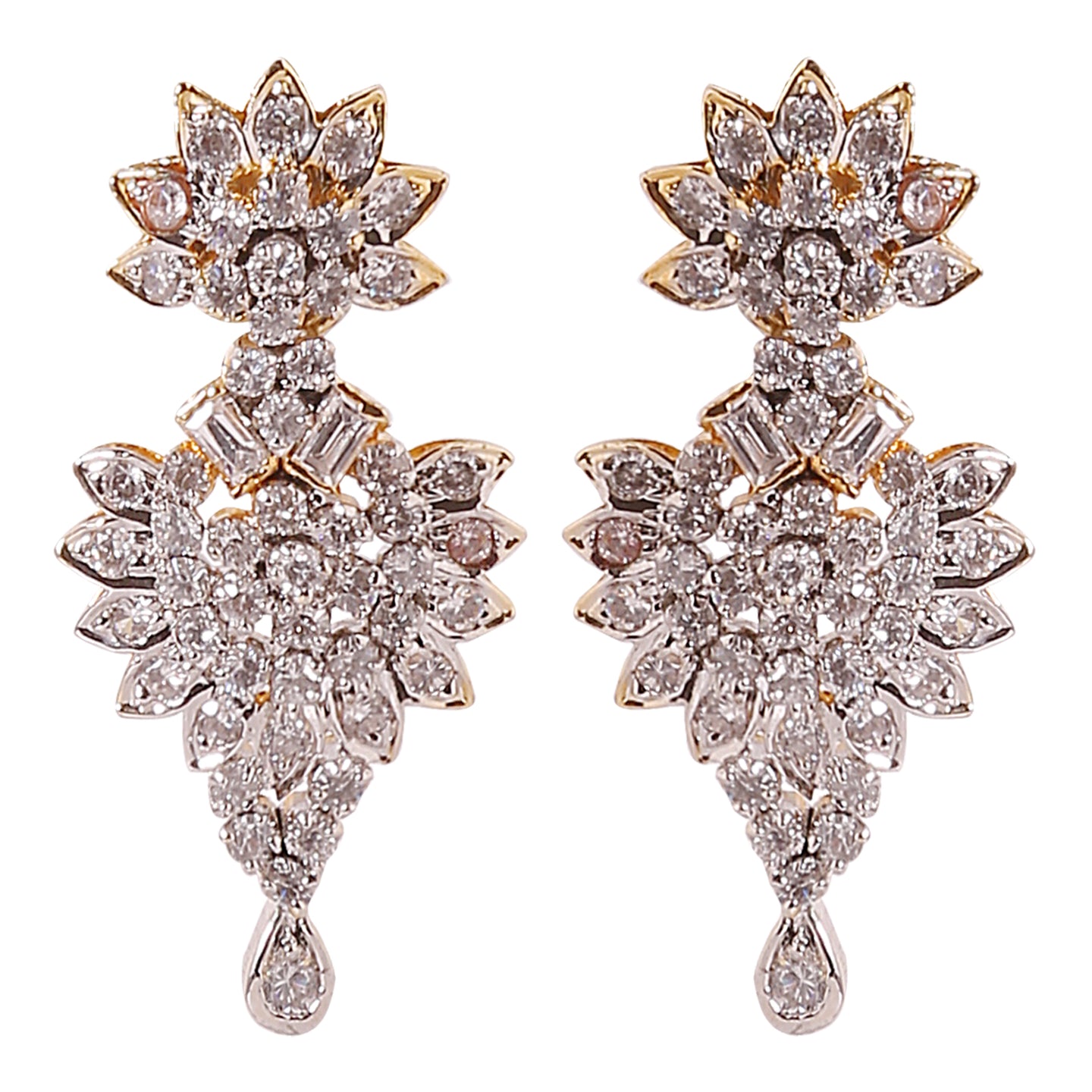 E016 - Cubic Zerconia Fancy Earrings