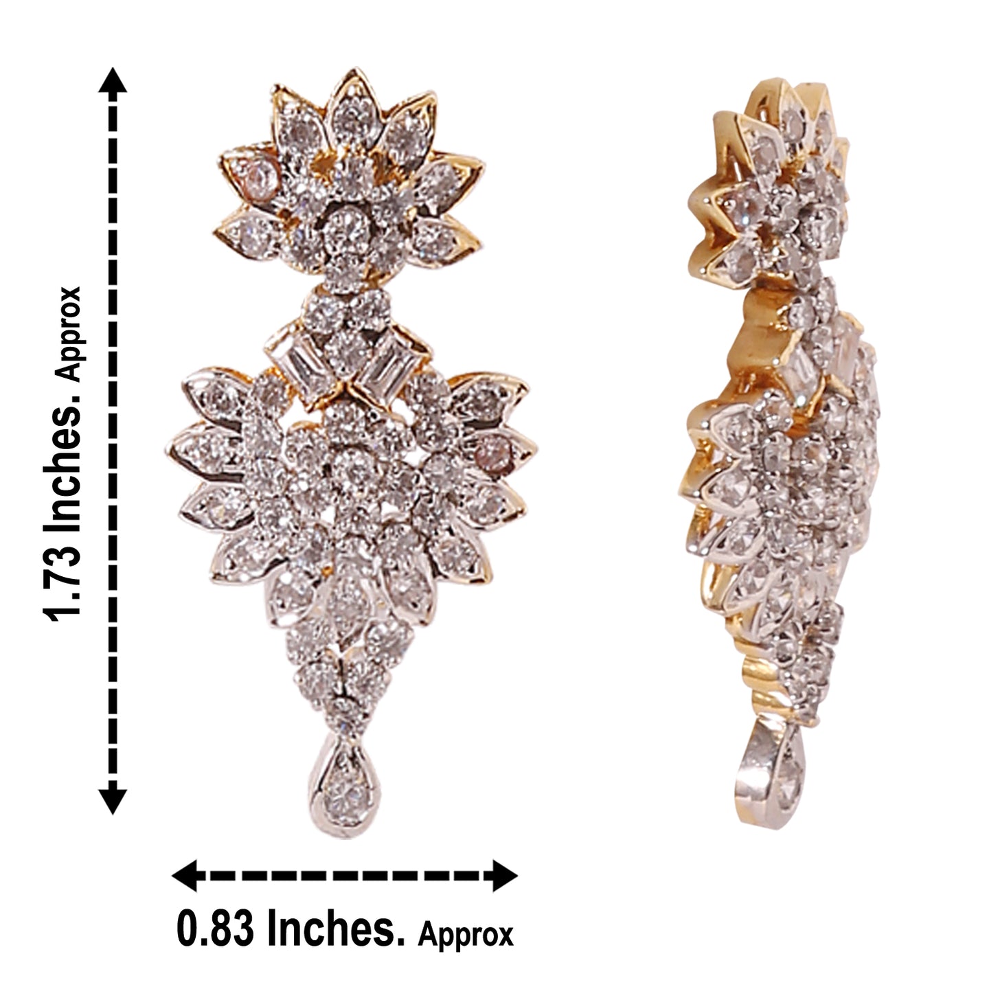 E016 - Cubic Zerconia Fancy Earrings