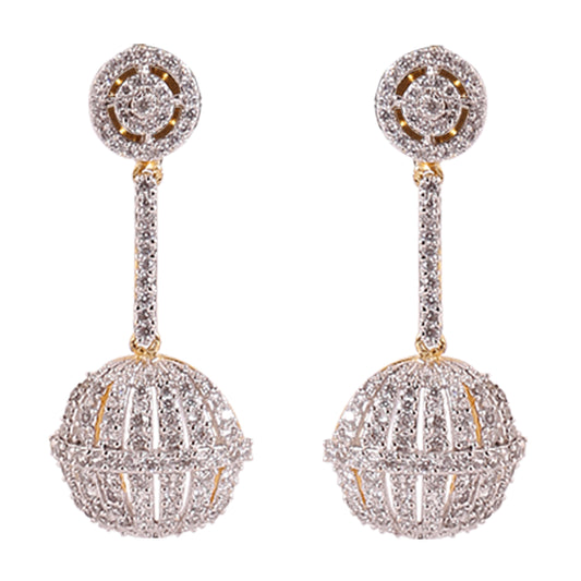 A18 - Elegant Sleek Zirconia Earring