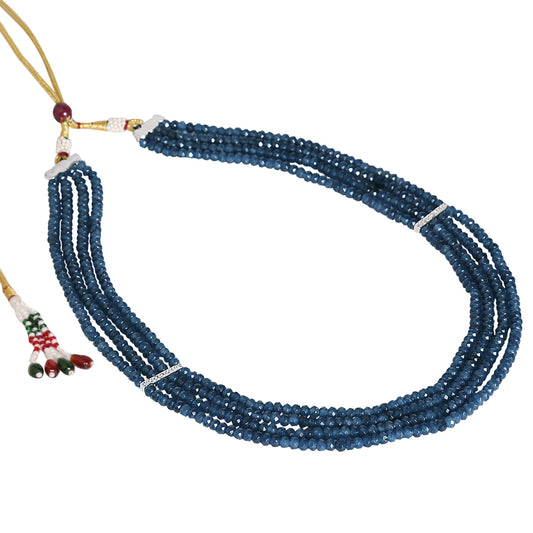 M0008 - Blue Beaded Necklace