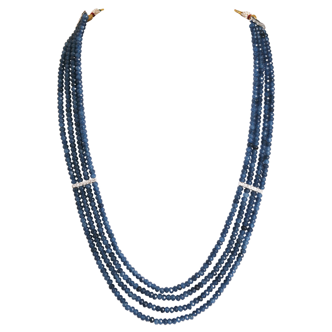 M0008 - Blue Beaded Necklace